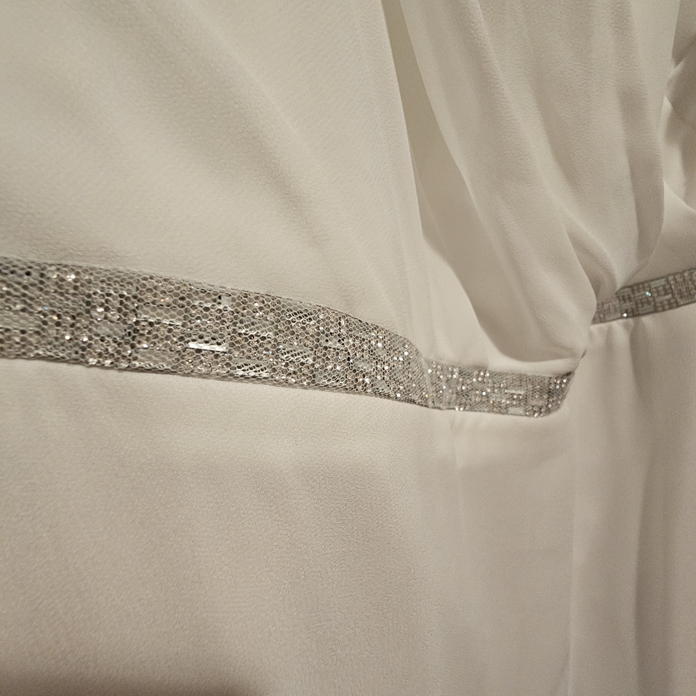 Ever Pretty 4X (3X) Elegant White Long-Sleeve Dress - Picture 3 of 14